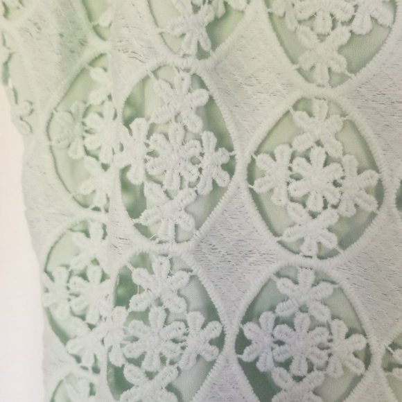 Crochet Lace Bodycon Mini Dress - Picture 4 of 4